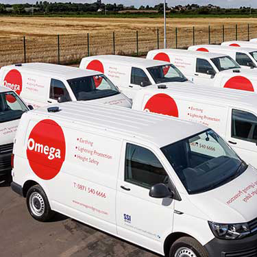 Omega Red Vans