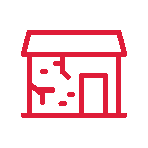 Building damage icon