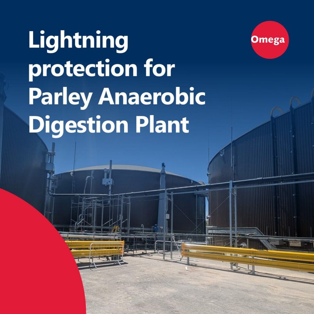 Lightning protection for Parley Anaerobic Digestion Plant
